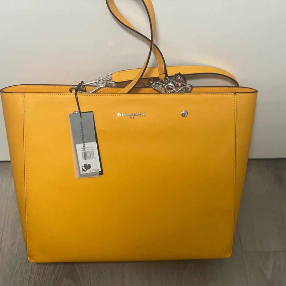 Lagerfeld yellow Handbag